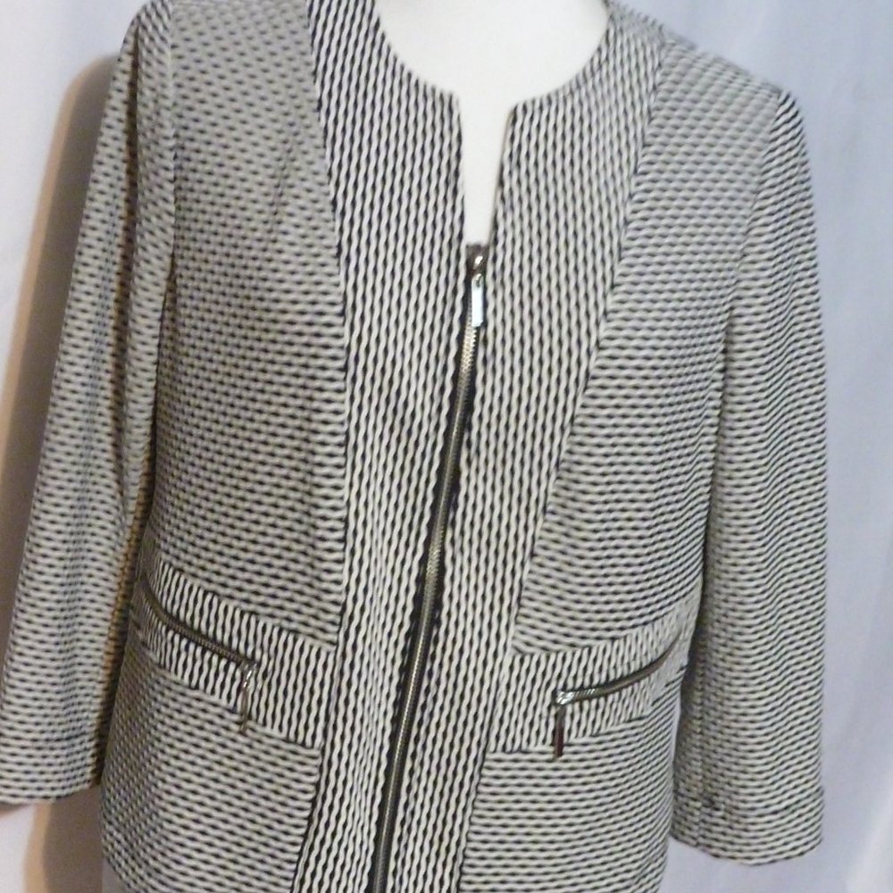 NWT Kasper Women’s Petite Dressy Zip-up Blazer 6P